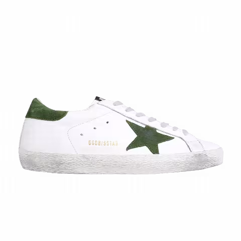 Golden Goose Superstar 'White Green'