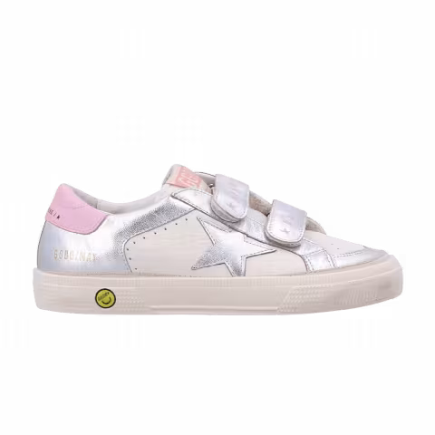 Golden Goose May Kids 'Silver Pink'