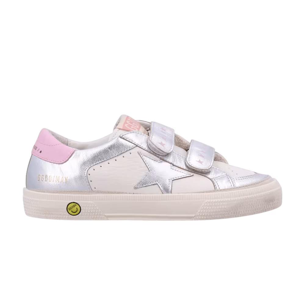 Golden Goose May Kids Silver Pink