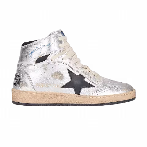 Golden Goose Wmns Sky Star High 'Silver'