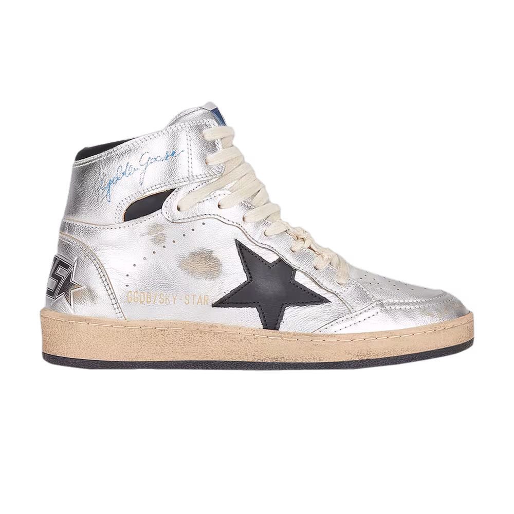 Golden Goose Women's Sky Star High Silver