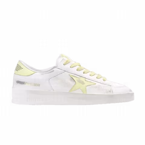 Golden Goose Wmns Stardan 'White Lemon'