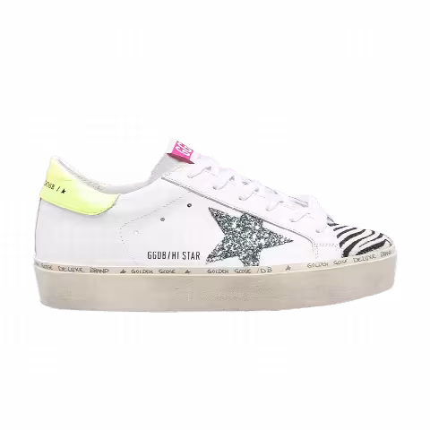 Golden Goose Wmns Hi Star 'White Zebra'