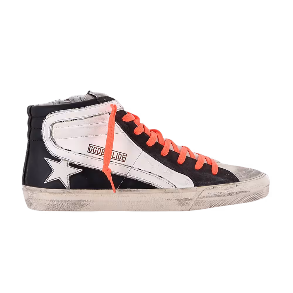 Golden Goose Slide Sneaker White Ice Black