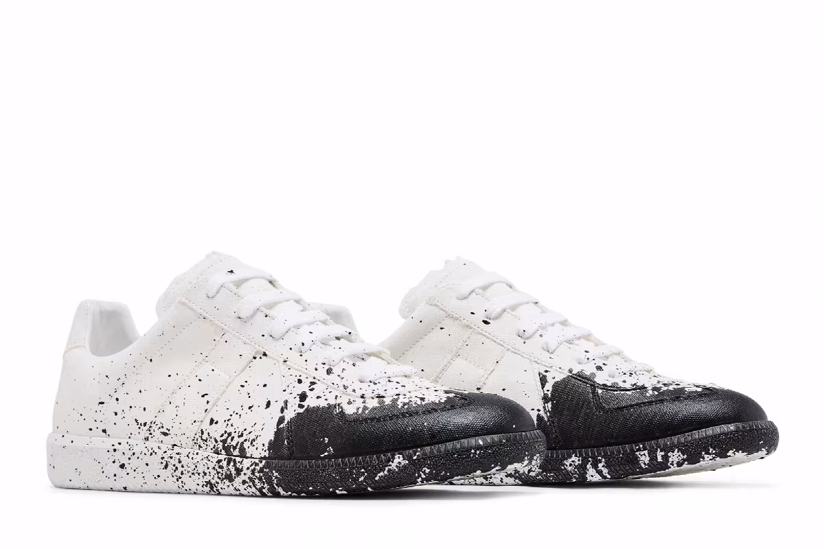 Maison Margiela Replica Paint Splatter - White Black, view 9