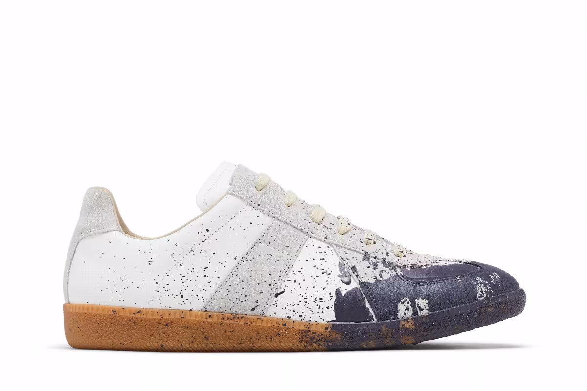 Maison Margiela Replica Low Paint Splatter - White Pewter, view 2