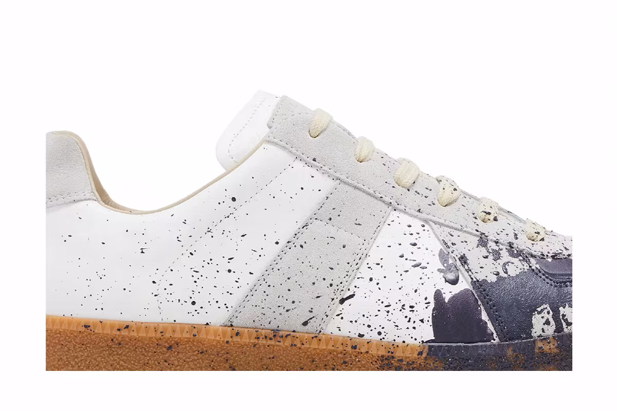 Maison Margiela Replica Low Paint Splatter - White Pewter, view 3
