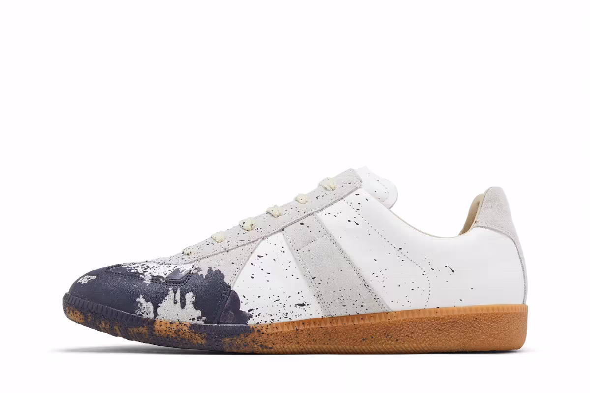 Maison Margiela Replica Low Paint Splatter - White Pewter, view 4