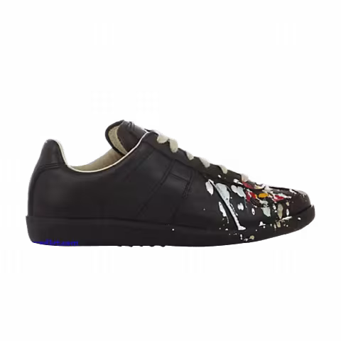 Maison Margiela Low Top 'Black Paint Splatter'