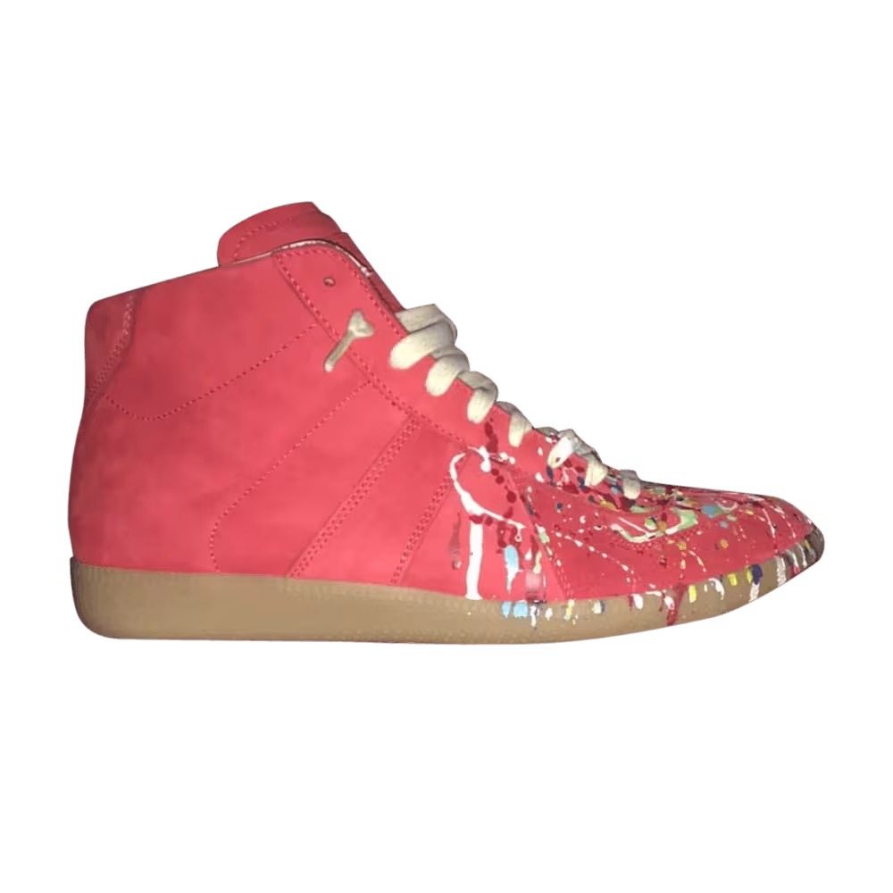 Maison Margiela Replica Mid Paint Splatter - Red Gum