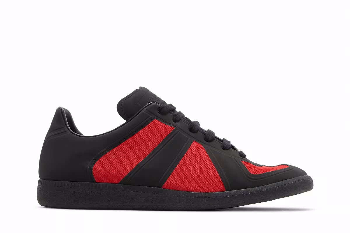Maison Margiela Replica Sneakers Two Tone - Red Black, view 2