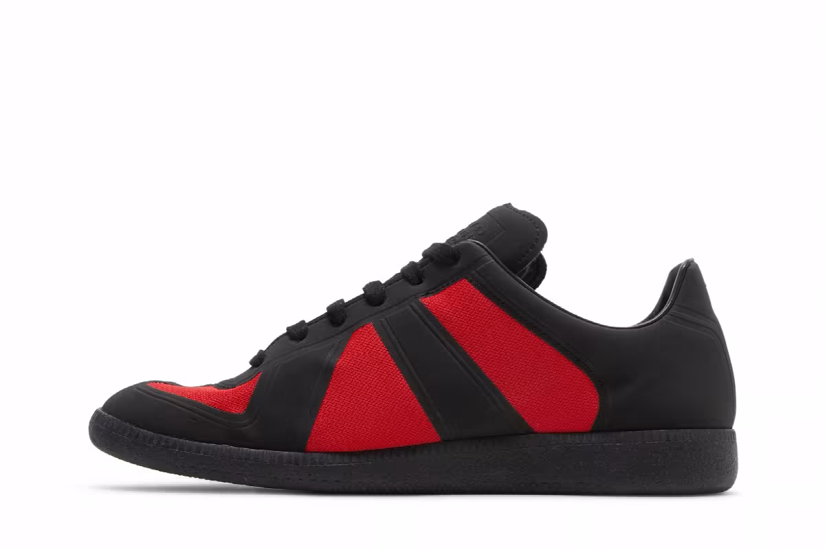 Maison Margiela Replica Sneakers Two Tone - Red Black, view 4