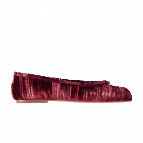 Maison Margiela Wmns Tabi Ballerina 'Cordovan Red Velvet'