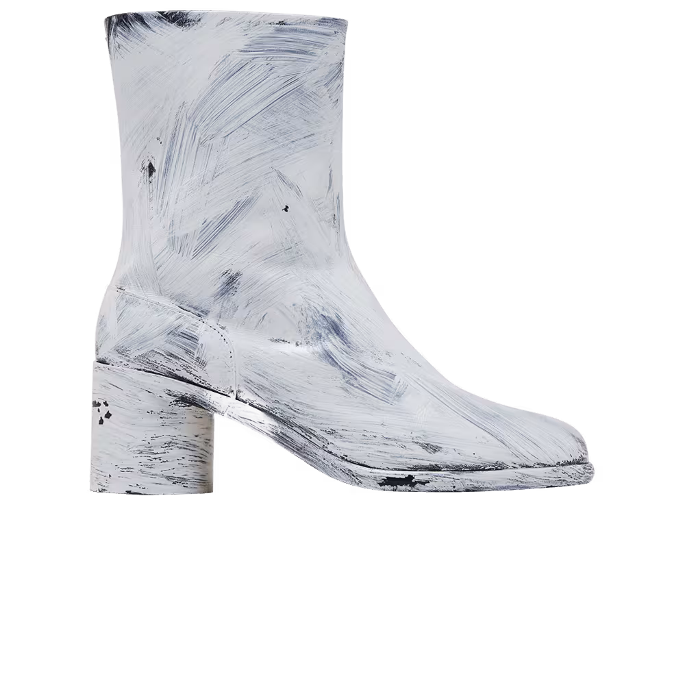 Maison Margiela Tabi Ankle Boot Painted - White