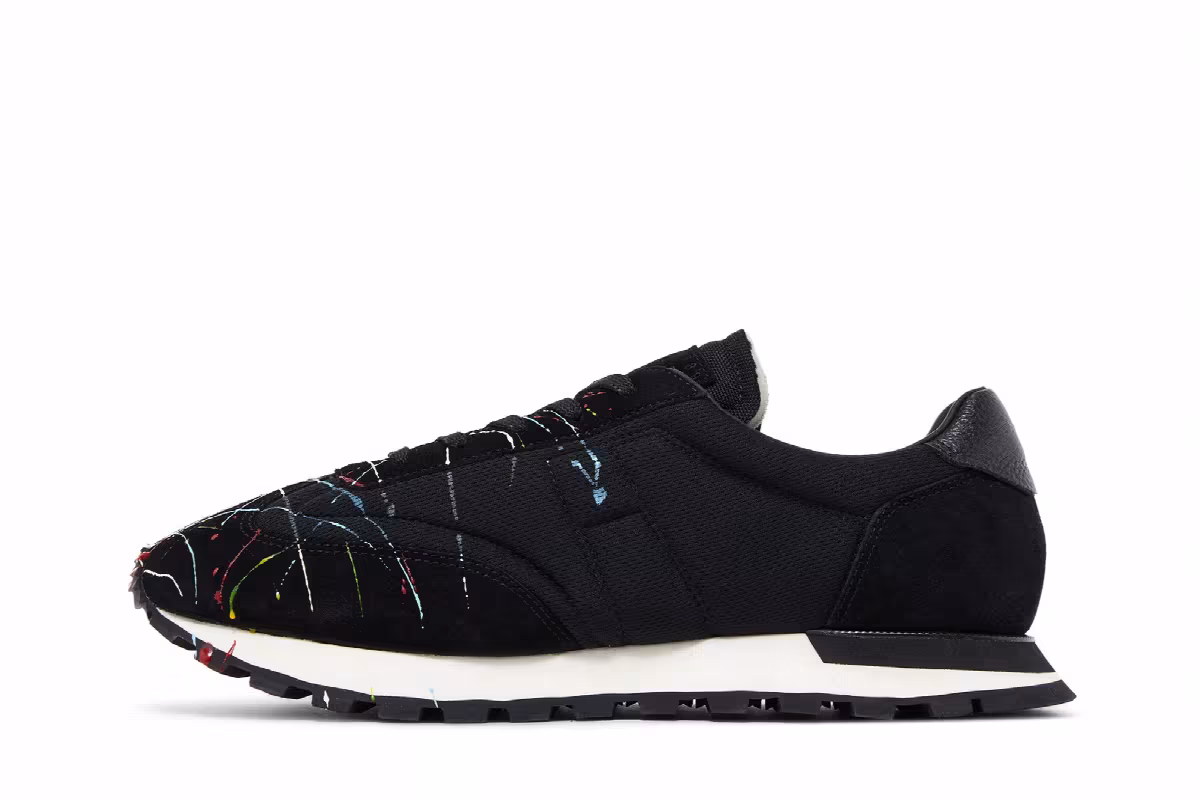 Maison Margiela Replica Runner Low Paint Splatter - Black, view 4