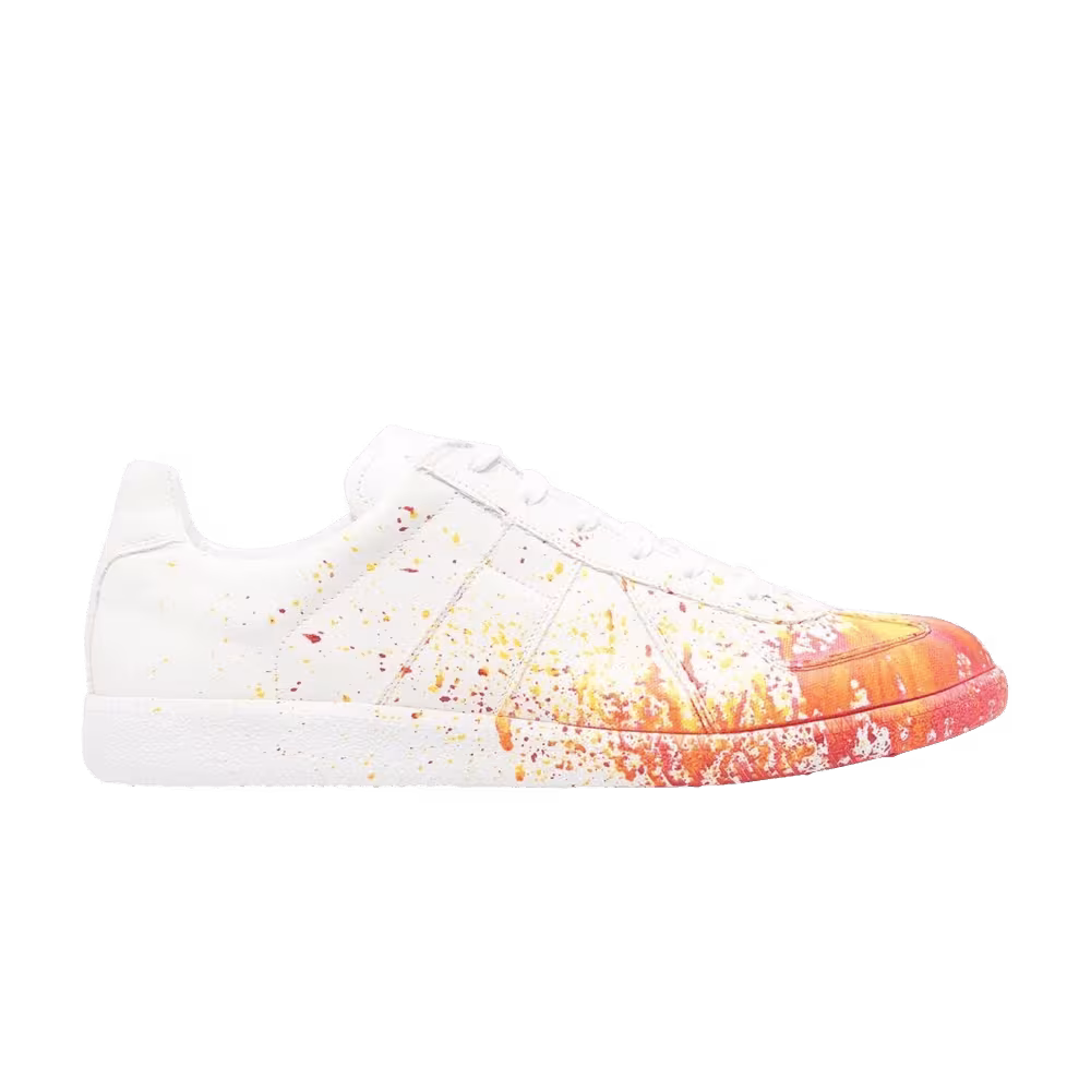 Maison Margiela Replica Paint Splatter - White Orange