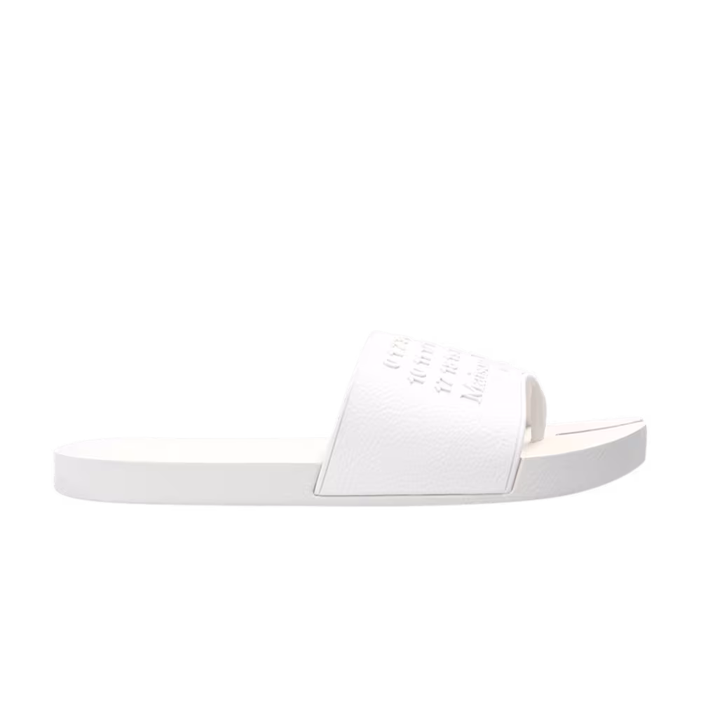 Maison Margiela Tabi Pool Slide White