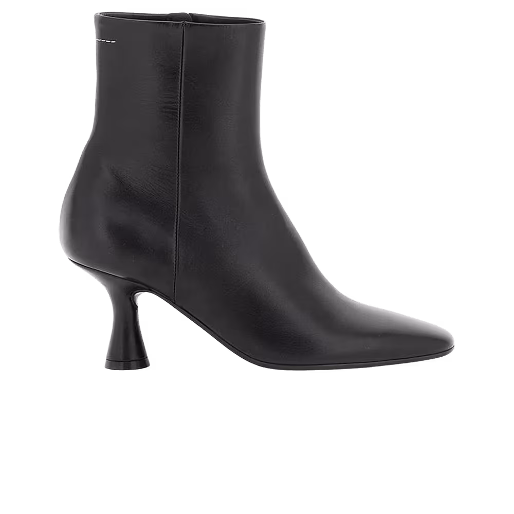 MM6 Maison Margiela Women's Pointed Heeled Boots Black