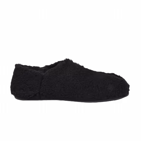 Maison Margiela Tabi Faux Shearling Babouche 'Black'