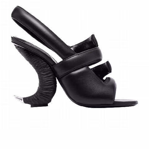 Givenchy Wmns Horn Slingback Heels 'Black'
