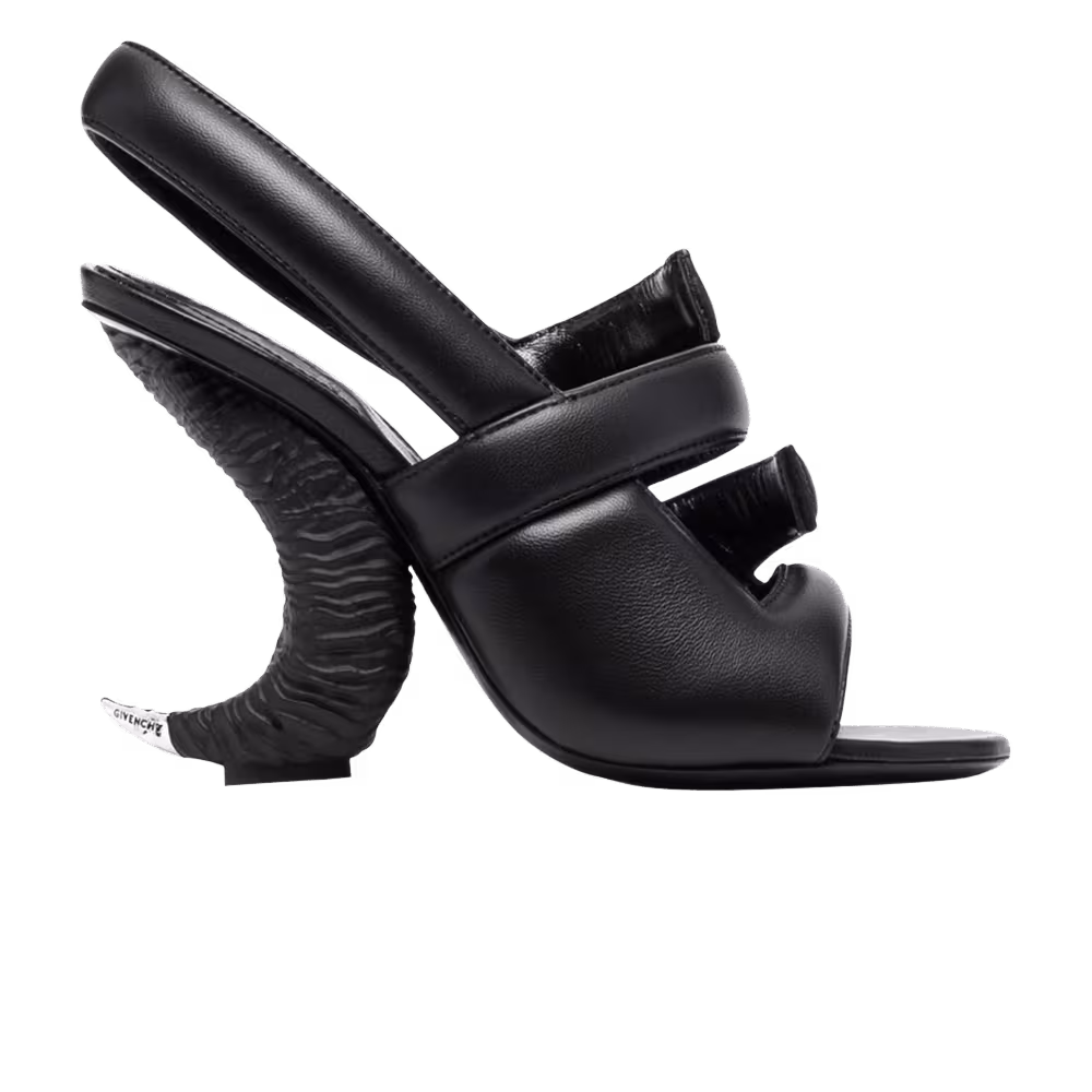 Givenchy Women's Horn Slingback Heels Black