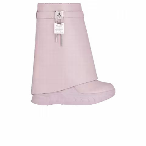 Givenchy Wmns Shark Lock Biker Ankle Boot 'Light Pink'