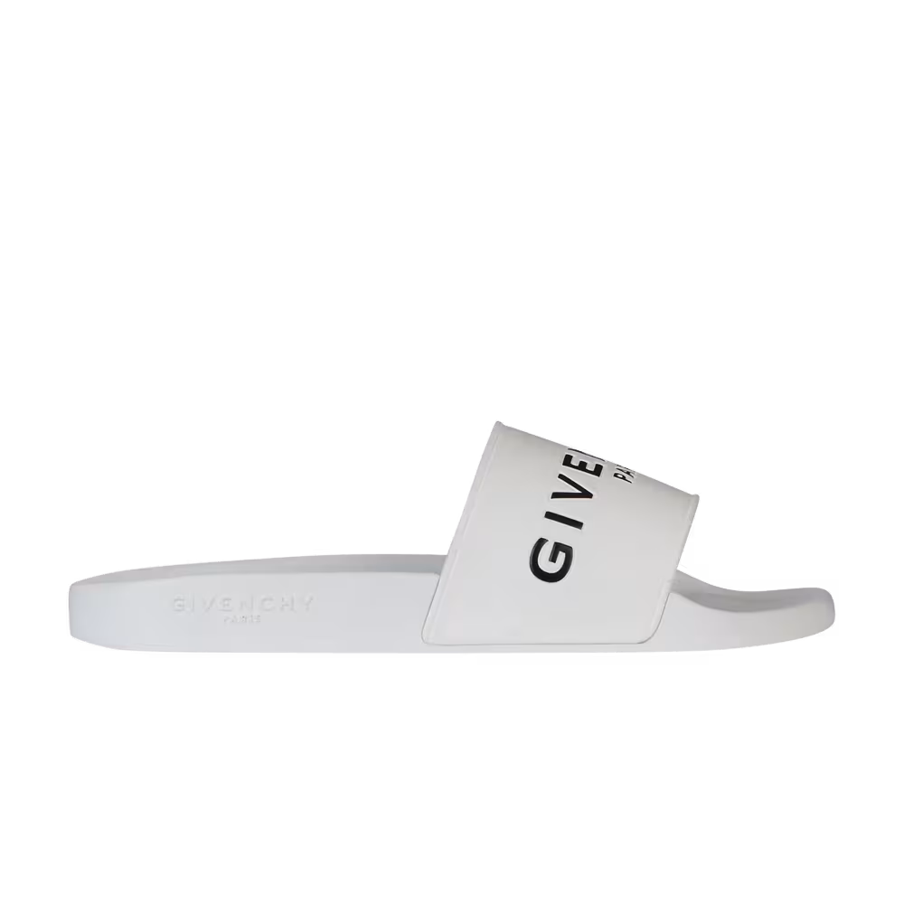 Givenchy Logo Slide White