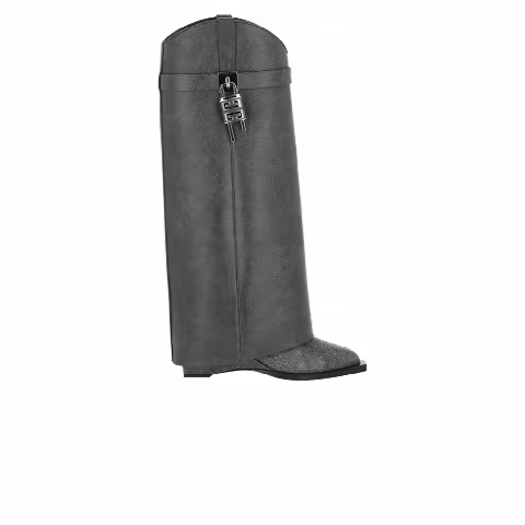 Givenchy Wmns Shark Lock Cowboy Boot 'Black'