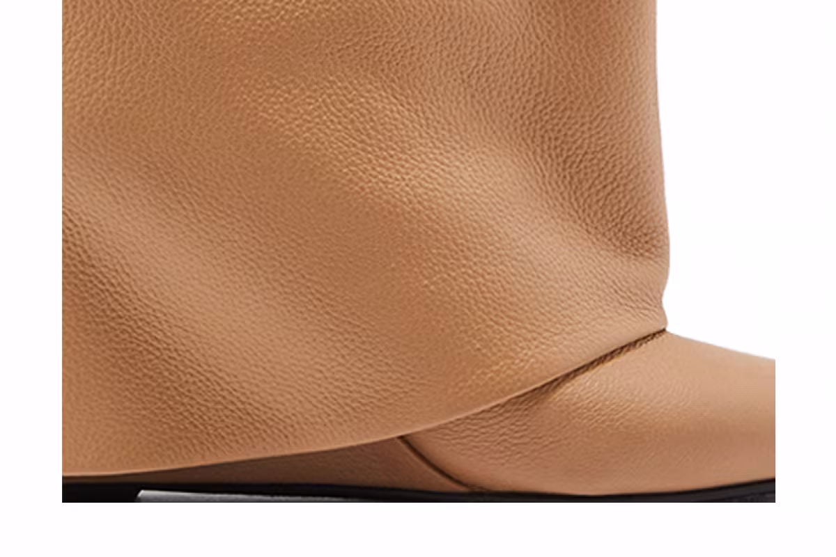 Givenchy Women's Shark Lock Boot Beige, view 3