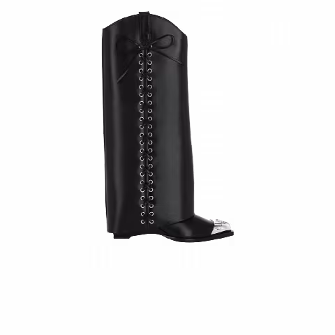 Givenchy Wmns Shark Lock Cowboy Boot 'Black'