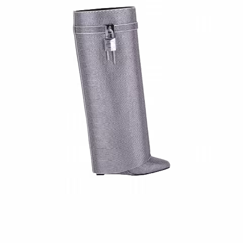 Givenchy Wmns Shark Lock Wide Fit Pant Boot 'Lavender'