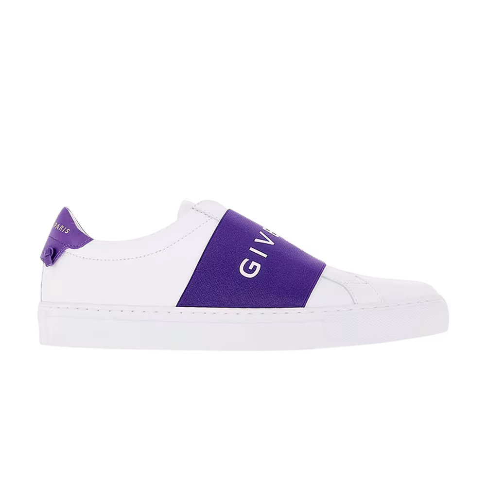 Givenchy Women's Strap Urban Street Logo - White Purple