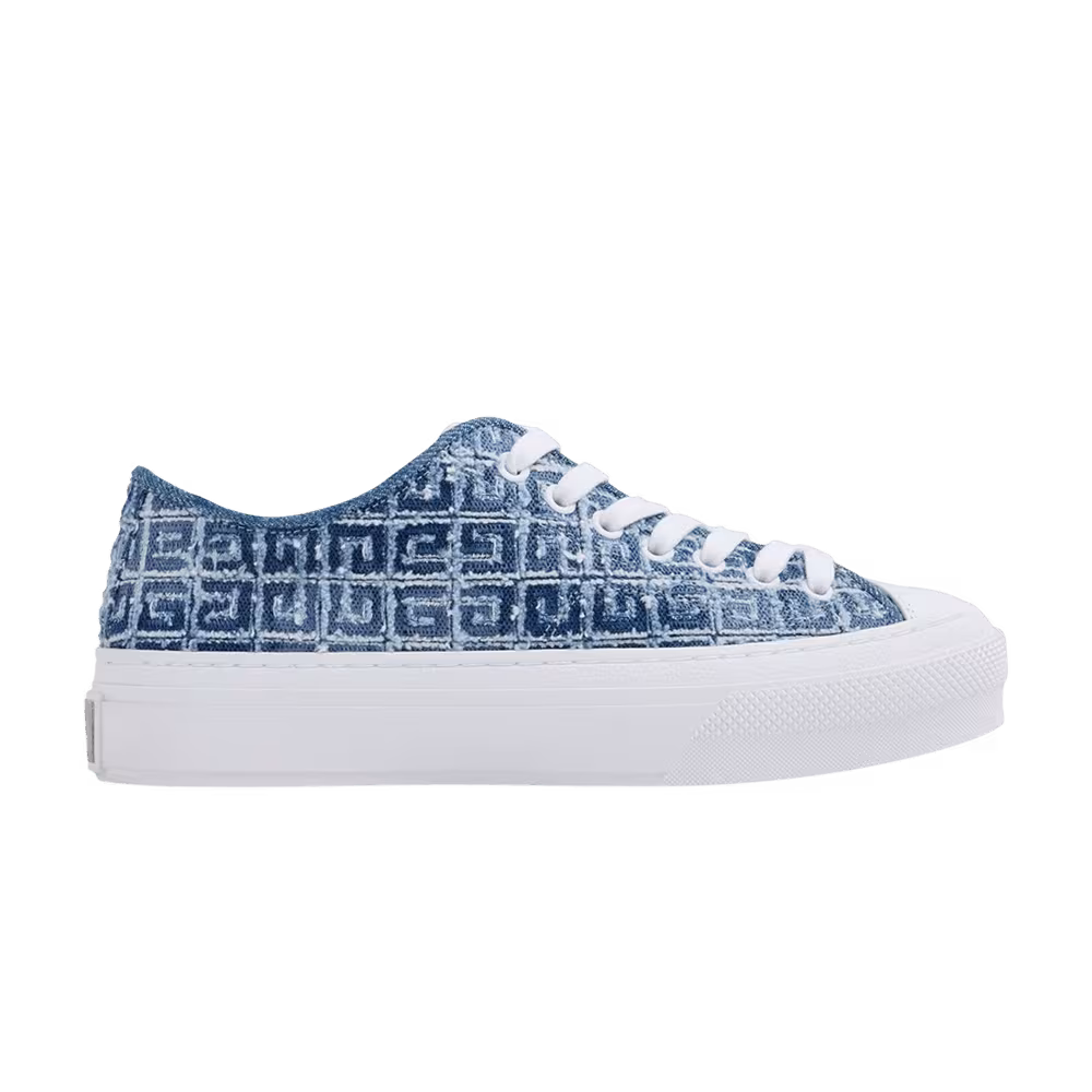Givenchy Women's City Low 4G Denim - Medium Blue
