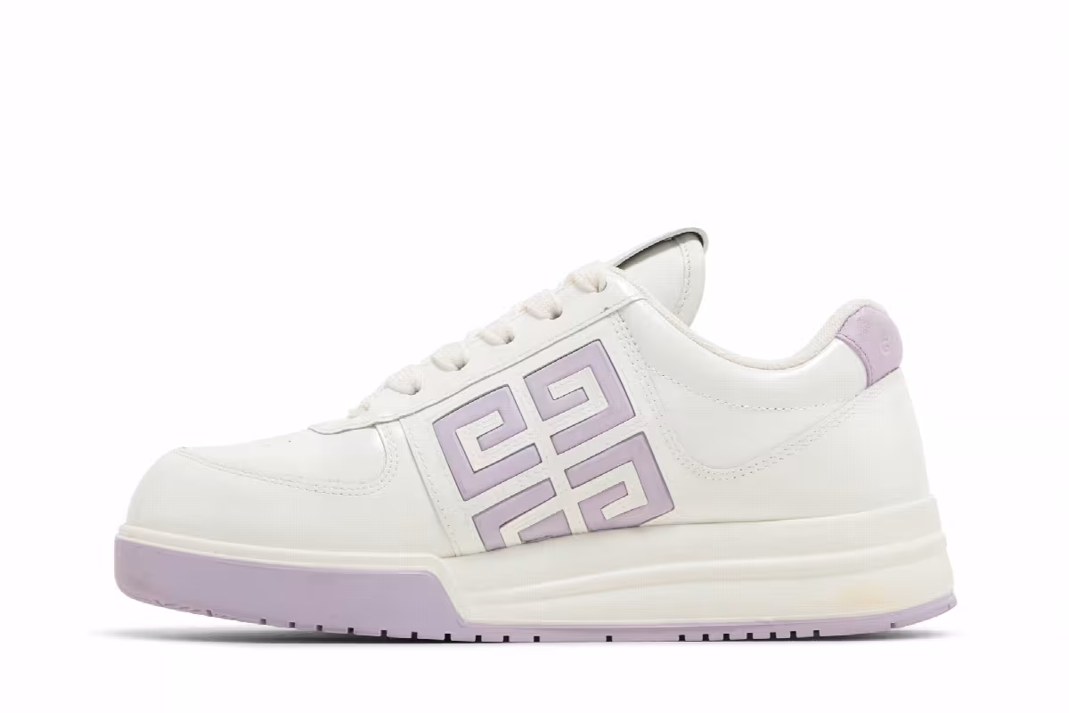 Givenchy Women's G4 Sneaker White Lilac, view 4