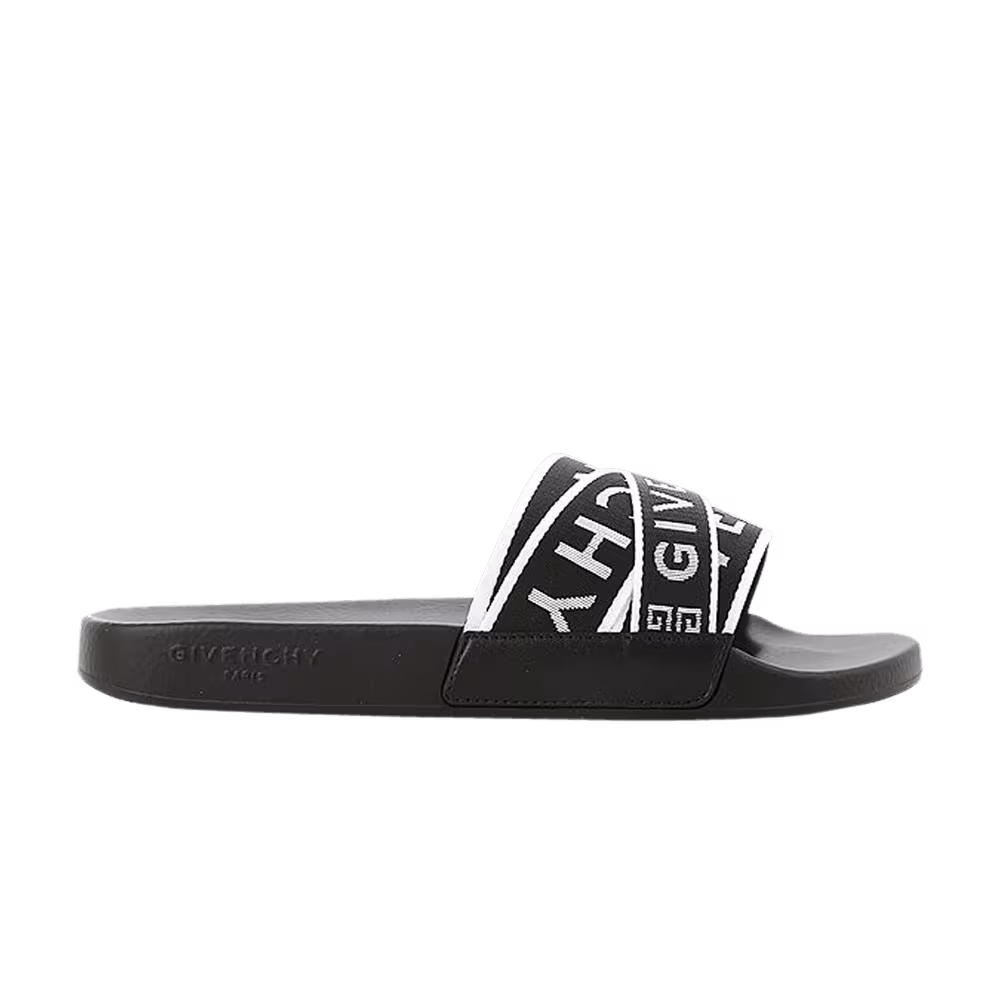 Givenchy Slide Logo Webbing - Black