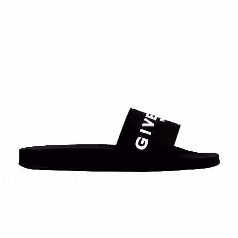 Givenchy Wmns Slide 'Embossed Logo - Black White'