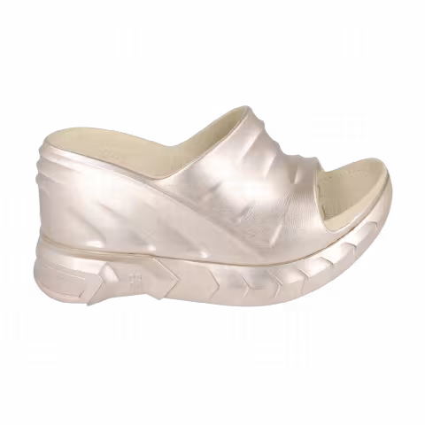 Givenchy Wmns Marshmallow Wedge Slide 'Golden'