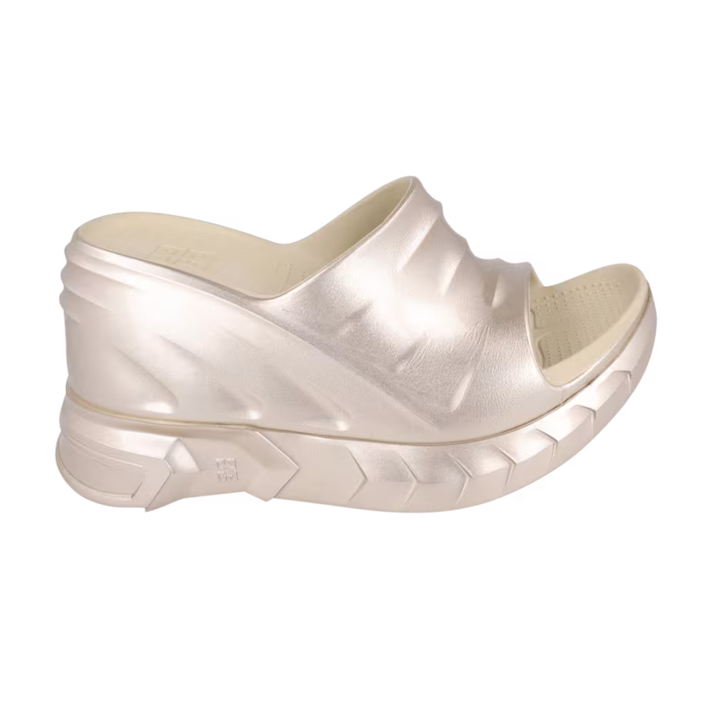 Givenchy Women's Marshmallow Wedge Slide Golden