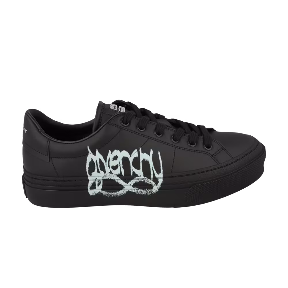 Givenchy City Sport Spray Paint Sneaker Black