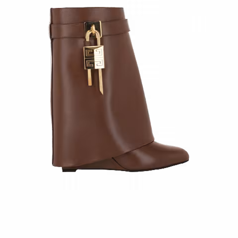 Givenchy Wmns Shark Lock Ankle Boot 'Walnut'