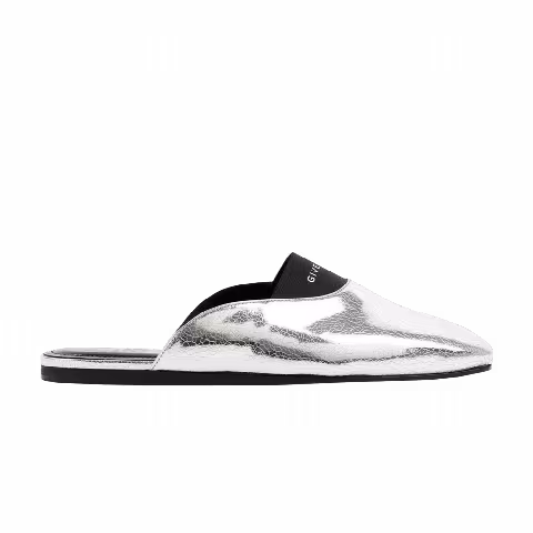 Givenchy Wmns Bedford Flat Mule 'Silvery'