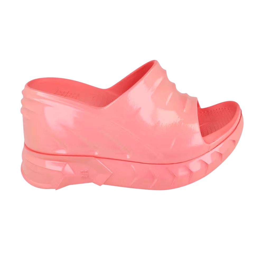 Givenchy Women's Marshmallow Wedge Slide Coral