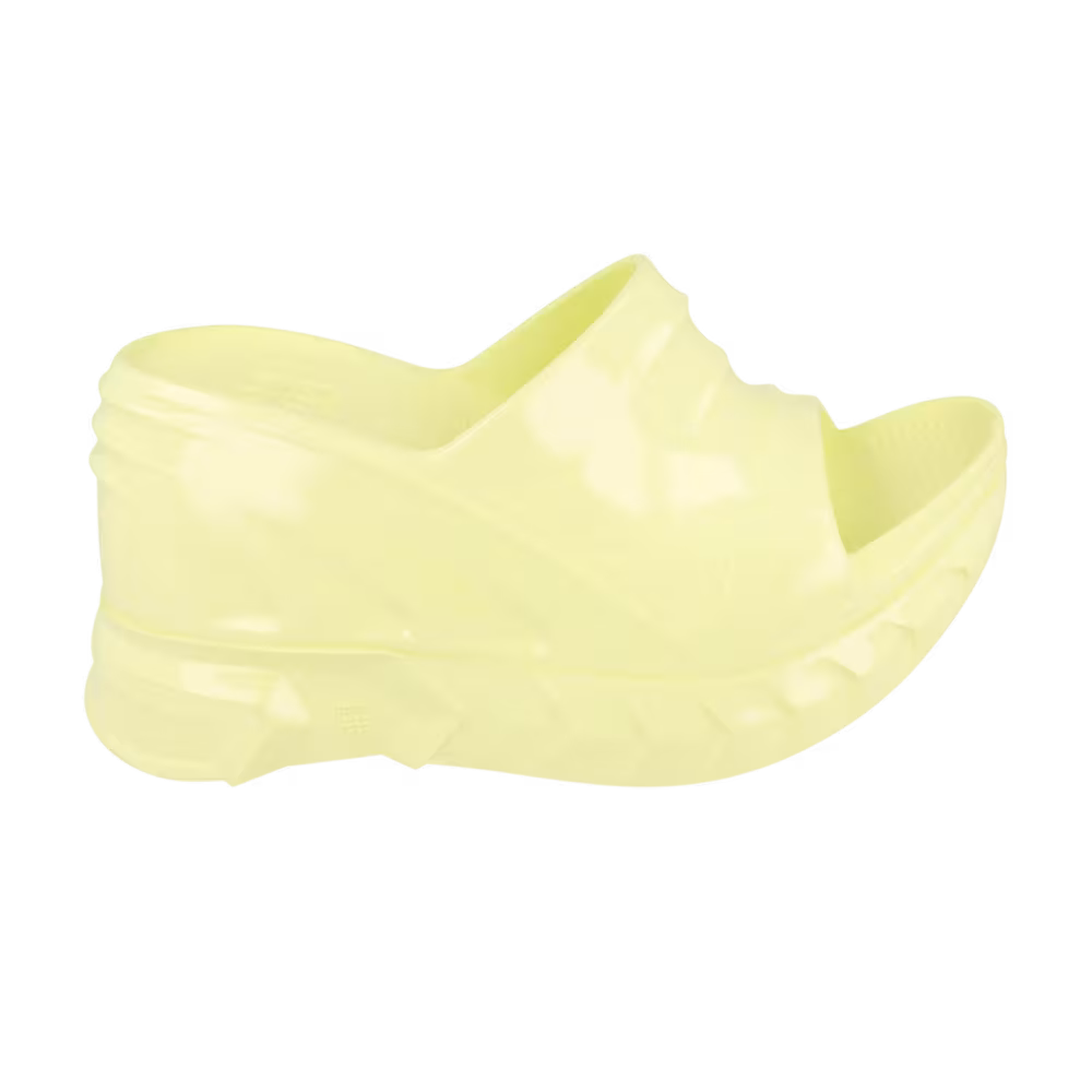 Givenchy Women's Marshmallow Wedge Slide Pale Yellow