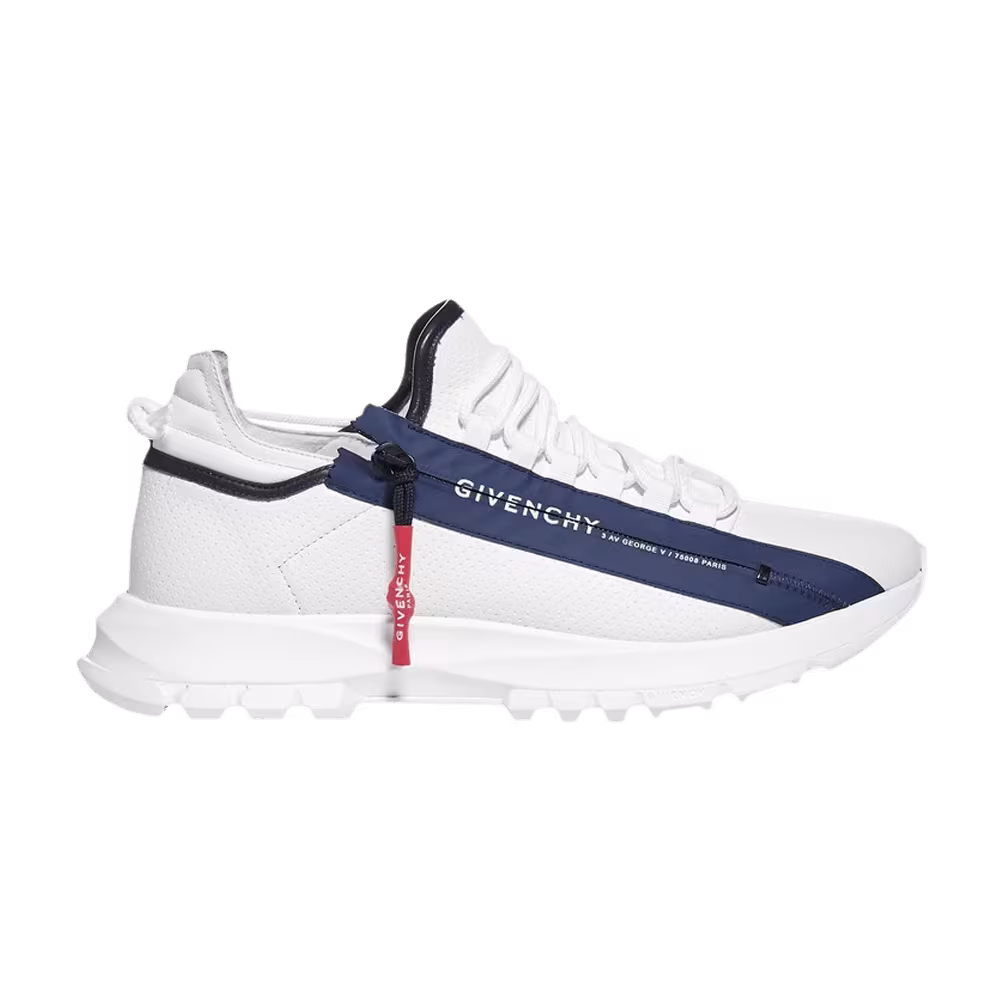 Givenchy Spectre Zip Low White Blue