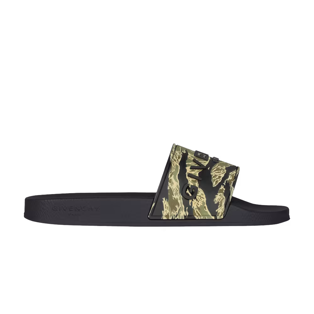 Givenchy Flat Slide Tiger Camo