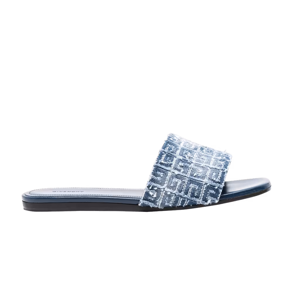 Givenchy Women's 4G Flat Sandal Medium Blue