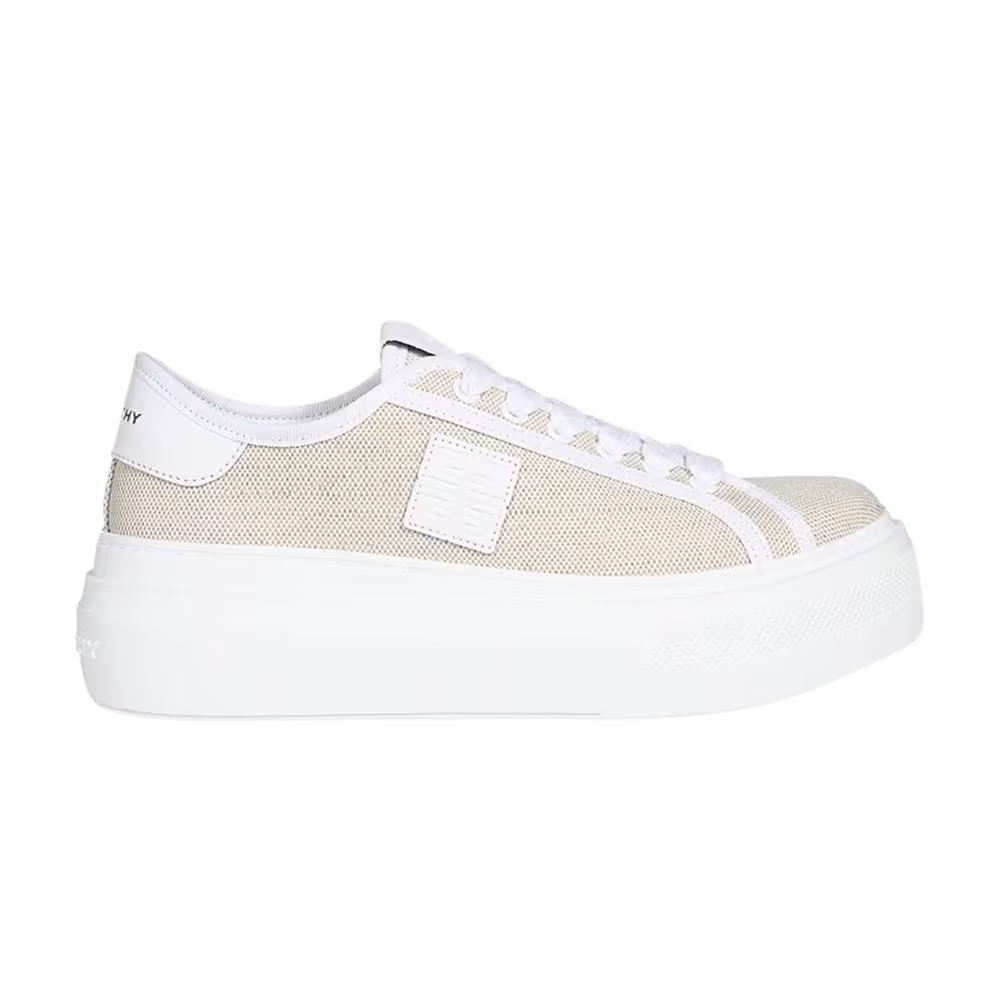 Givenchy Women's City Platform Sneaker Natural Beige