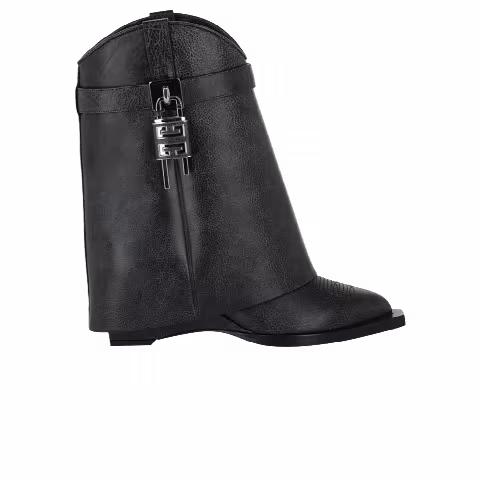 Givenchy Wmns Shark Lock Cowboy Ankle Boot 'Black'
