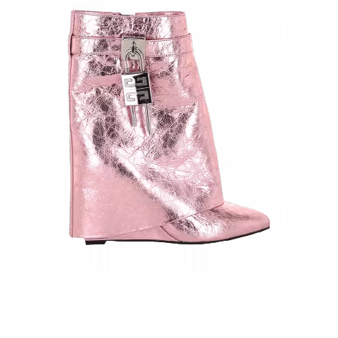 Givenchy Wmns Shark Lock Ankle Boot 'Pink'