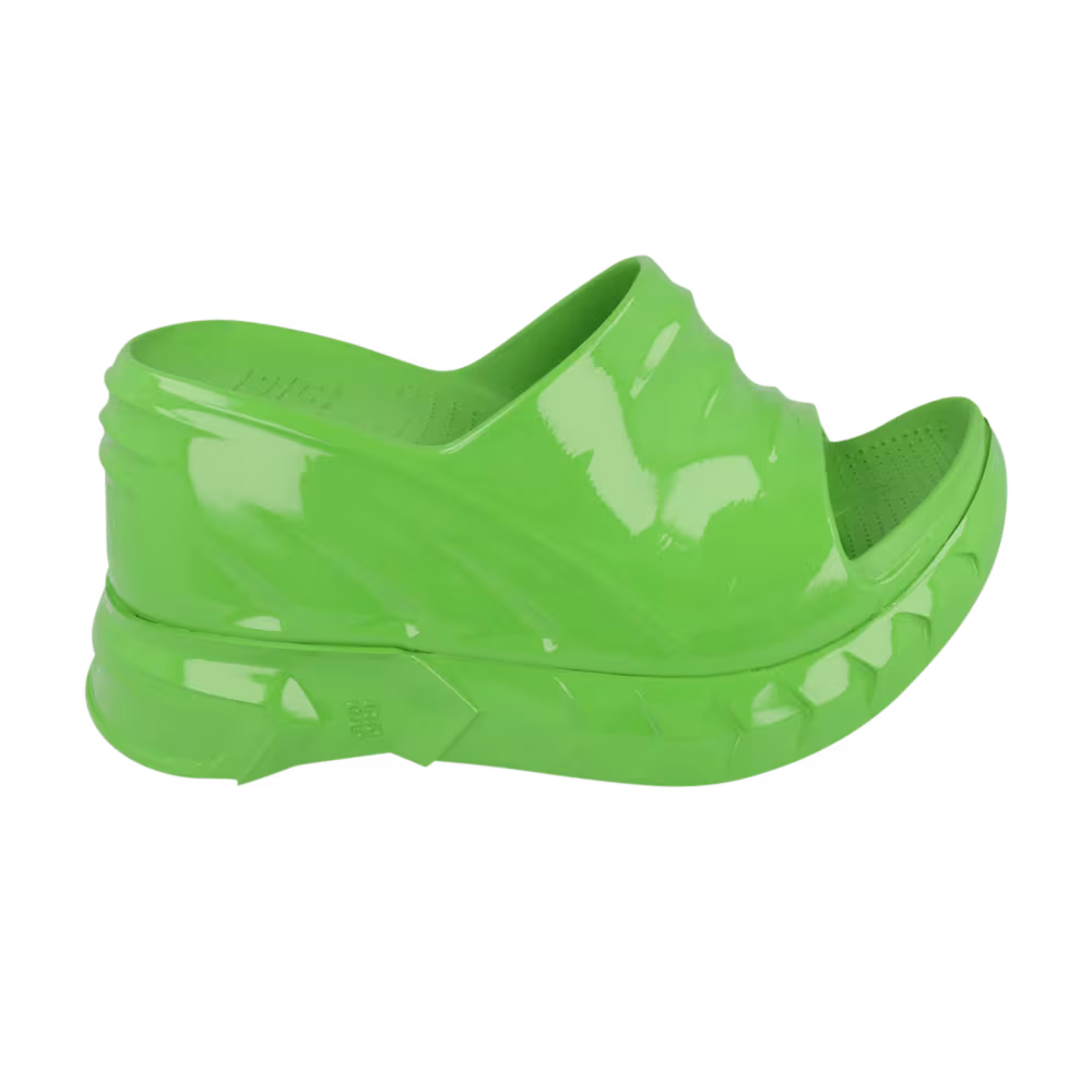 Givenchy Women's Marshmallow Wedge Slide Absynthe Green